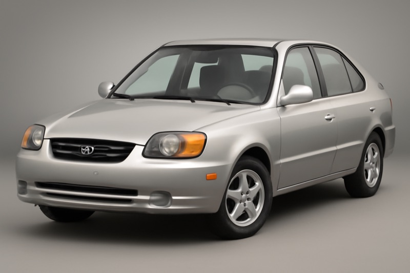 2004 Hyundai Accent windshield replacement in Los Angeles, CA