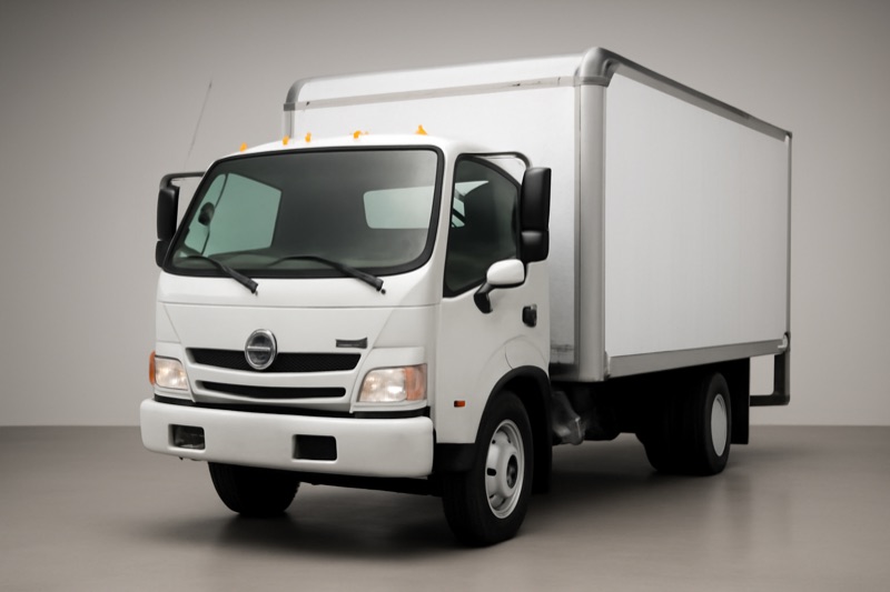 2008 Hino 165 windshield replacement in Los Angeles, CA