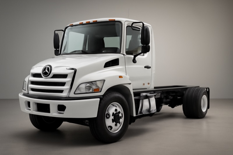 2009 Hino 338 windshield replacement in Los Angeles, CA