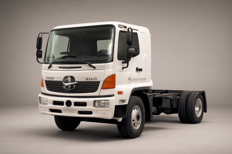 2009 Hino 500 1724 SERIES windshield replacement in Los Angeles, CA