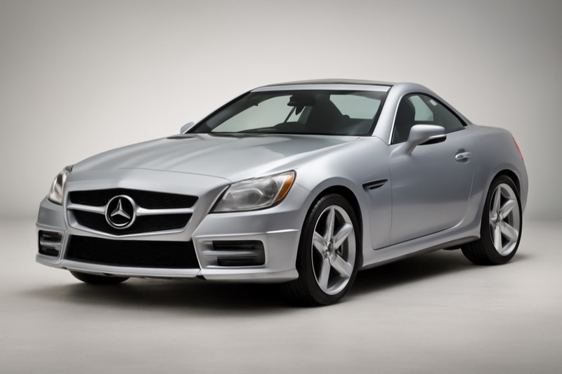 2014 Mercedes Benz SLK250 windshield replacement in Los Angeles, CA