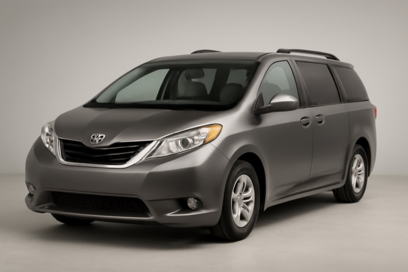 2016 Toyota Sienna windshield replacement in Los Angeles, CA