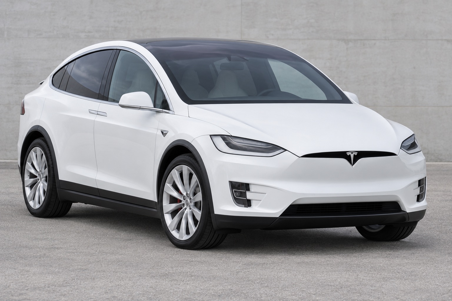 2017 Tesla X windshield replacement in Los Angeles, CA