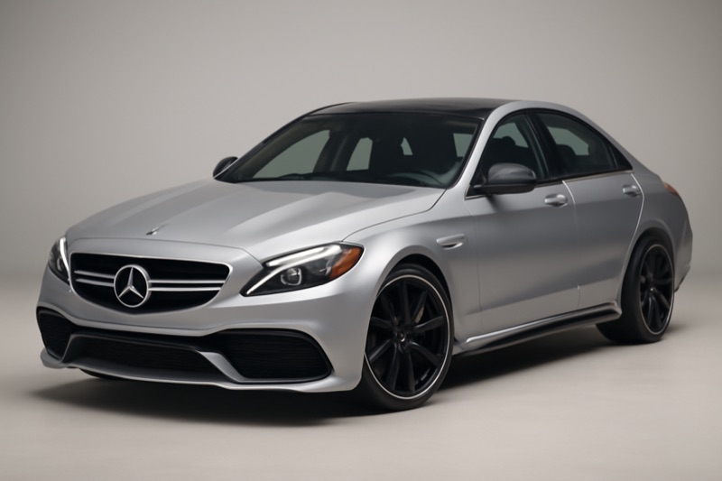 2018 Mercedes-Benz C63 AMG windshield replacement in Los Angeles, CA