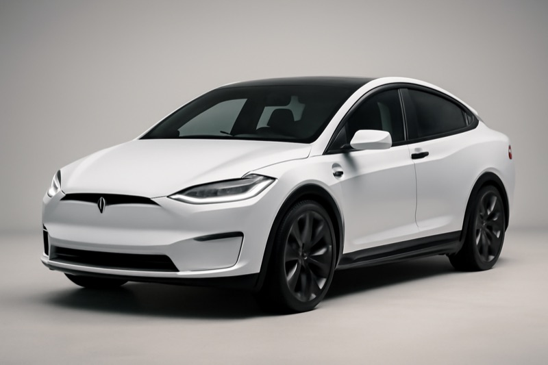 2021 Tesla X windshield replacement in Los Angeles, CA
