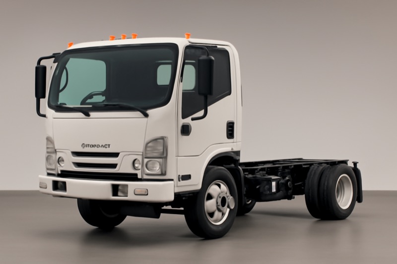 2023 Isuzu NPR HD windshield replacement in Los Angeles, CA