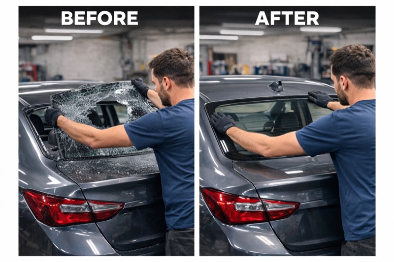 Professional back glass replacement service in Los Angeles, CA - Mobile Service Auto Glass